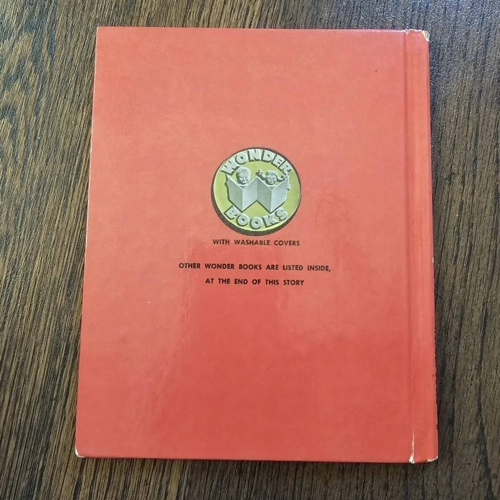 Vintage 1960's The Little Garage Man Wonder Book Children's Book